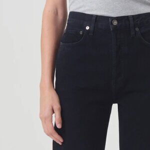 90'S PINCH WAIST HIGH RISE STRAIGHT JEANS